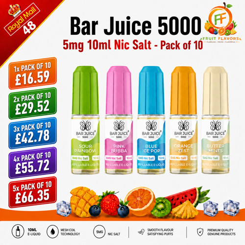 Bar juice 5000 nic salt - bar, 10ml