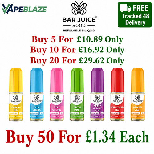 Bar juice 5000 nic salt - nic, 10ml