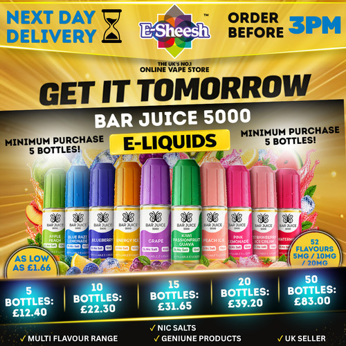 Bar juice 5000 nic salts - salts, 10ml