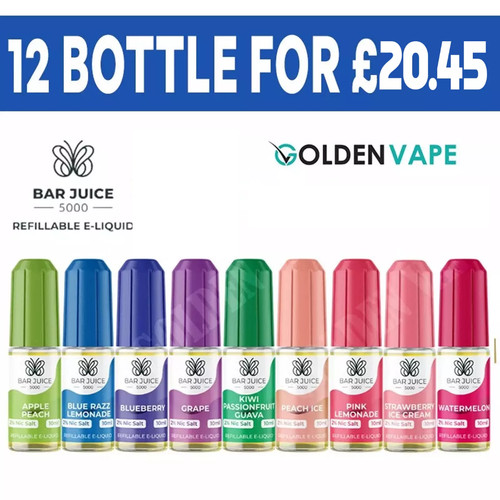 Bar juice 5000 refillable nic - bar,