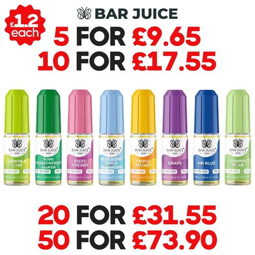 Bar juice 5000 - bar, salt