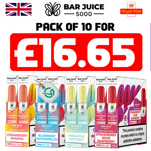 Bar juice 5000 10ml nic - bar,