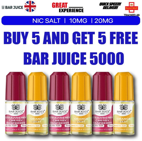 Bar juice 5000 10ml - bar, salt