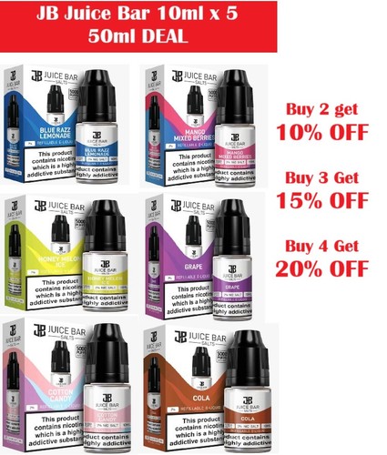 Juice bar 5000 nic salt - ,