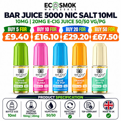 Bar juice 5000 nic - bar, salt