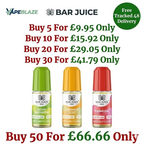 Bar juice 5000 10ml - 10ml, salt