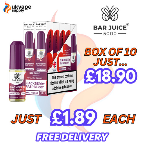 Bar juice 5000 nic salts - salts, box