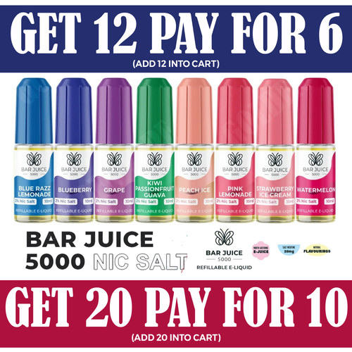 Bar juice 5000 nic salt - 5000,