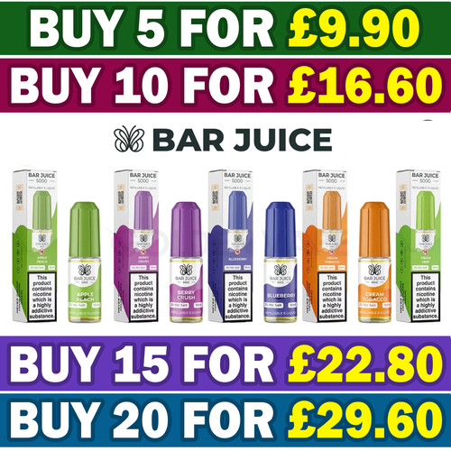 Bar juice 5000 nic salt - bar, |