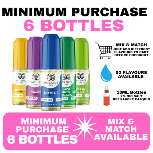 Bar juice 5000 nic salt - nic, e